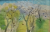 Woodland with birds  1962 031